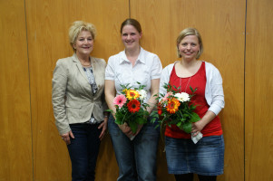 Der neue Vorstand: Margit Däubler, Kathrin Pfeffer, Juliane Marauska (v.l.n.r.)