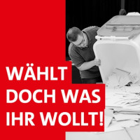 Stimmenauszählung in einem Wahllokal